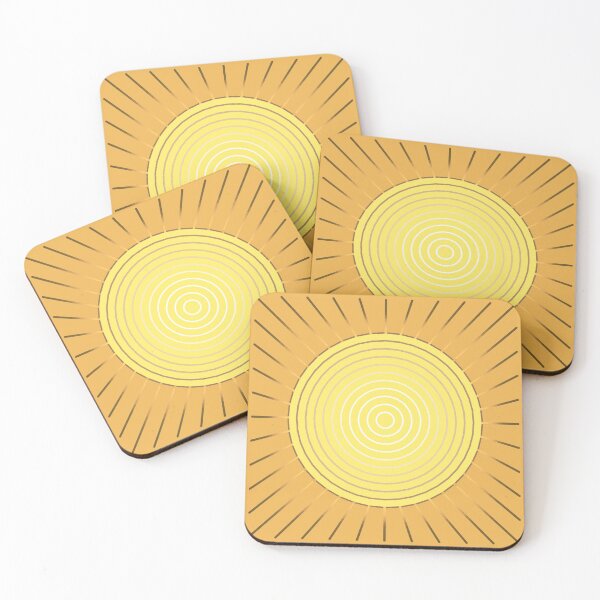 Item preview, Geometric Sunburst, Mustard Gold designed and sold by Marymarice.