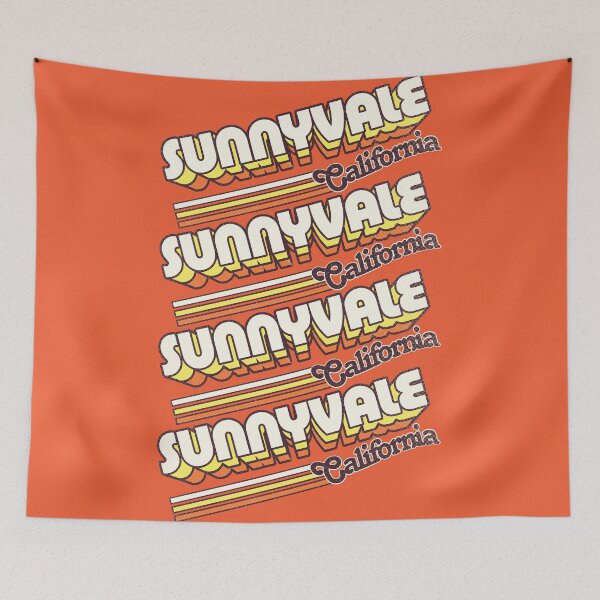Artikelvorschau, Sunnyvale, CA | Stadtstreifen entworfen und verkauft von retroready.
