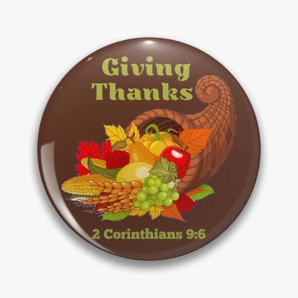 Item preview, Giving Thanks 2 Corinthians 9:6 designed and sold by RhondaCGoins.