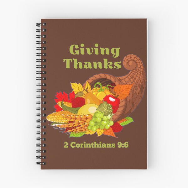 Item preview, Giving Thanks 2 Corinthians 9:6 designed and sold by RhondaCGoins.