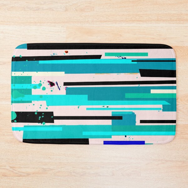 Item preview, Modern Minimalist Abstract Digital Painting - Horizontal Random Stripes designed and sold by MyArt23.