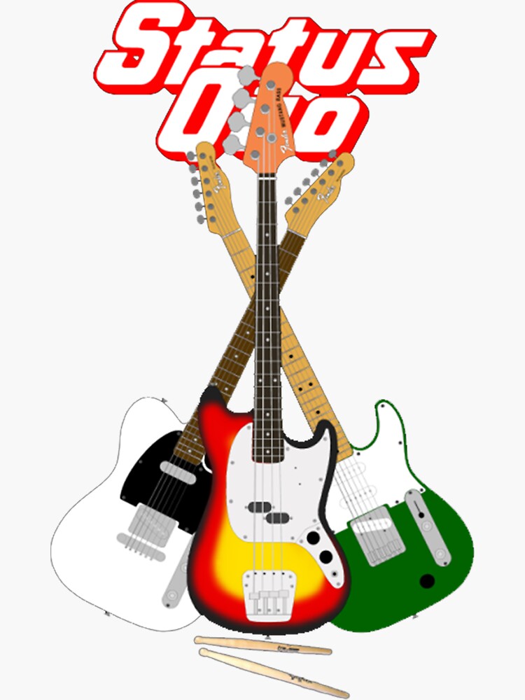 "Groupe Status Quo" Sticker for Sale by CTRLA Redbubble
