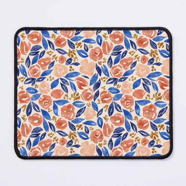 Item preview, Cobalt Painterly Floral designed and sold by RebeccaFlaherty.