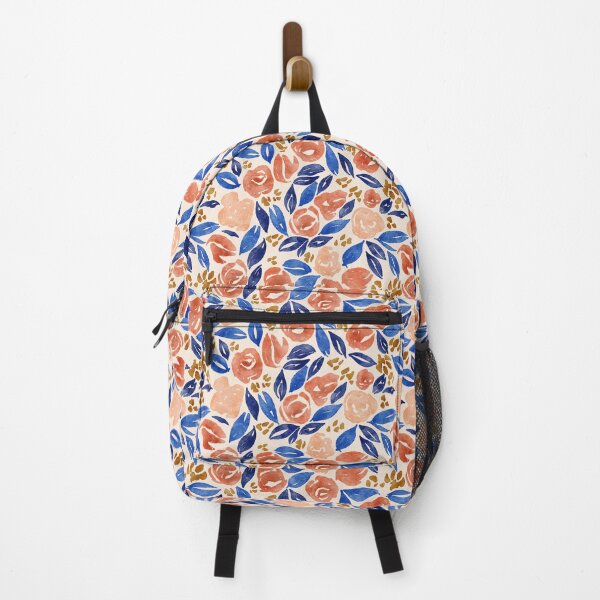 Item preview, Cobalt Painterly Floral designed and sold by RebeccaFlaherty.