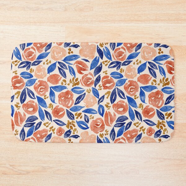 Item preview, Cobalt Painterly Floral designed and sold by RebeccaFlaherty.