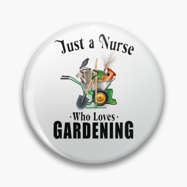 Item preview, Just a nurse who loves gardening designed and sold by TaraGbear.