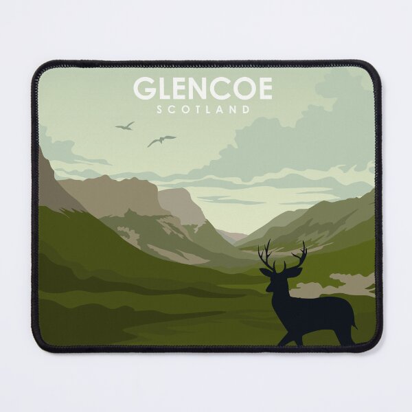 Item preview, Glencoe Scotland Nature Reserve Vintage Travel Poster Art designed and sold by Stadify.