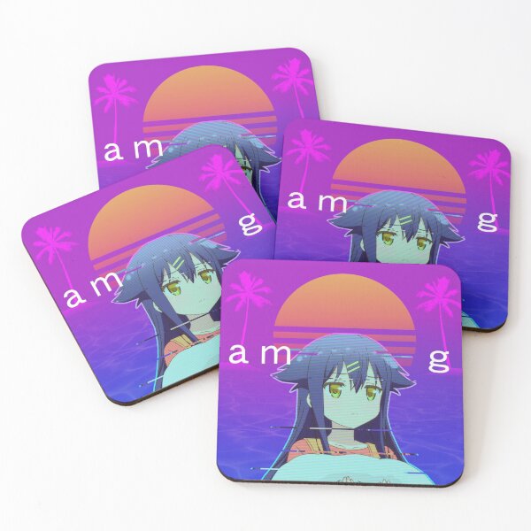 Item preview, Vaporwave Anime Girl designed and sold by Bien Design.