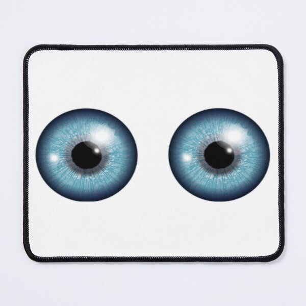 Item preview, 2 Big Blue Eyeballs designed and sold by BankrobberGus.