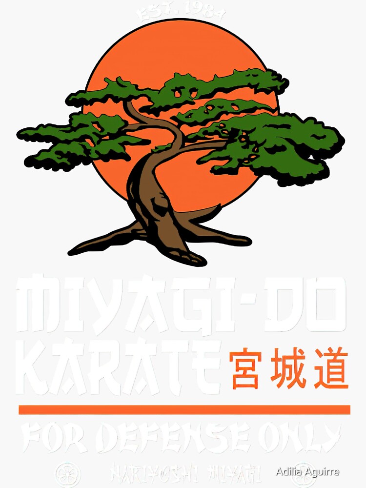 "miyagi do karate " Sticker for Sale by raphaelaalfaro Redbubble