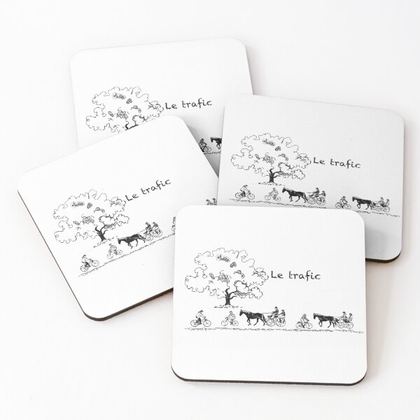 Item preview, Horses and bicycles in black,  no background designed and sold by Ekaterina Strounina.