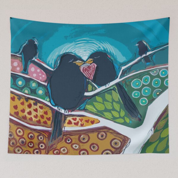 Item preview, lovebirds designed and sold by hopeweaver.