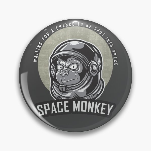 Item preview, Space Monkey - Waiting for a chance to be shot into space designed and sold by Delta12Designs.