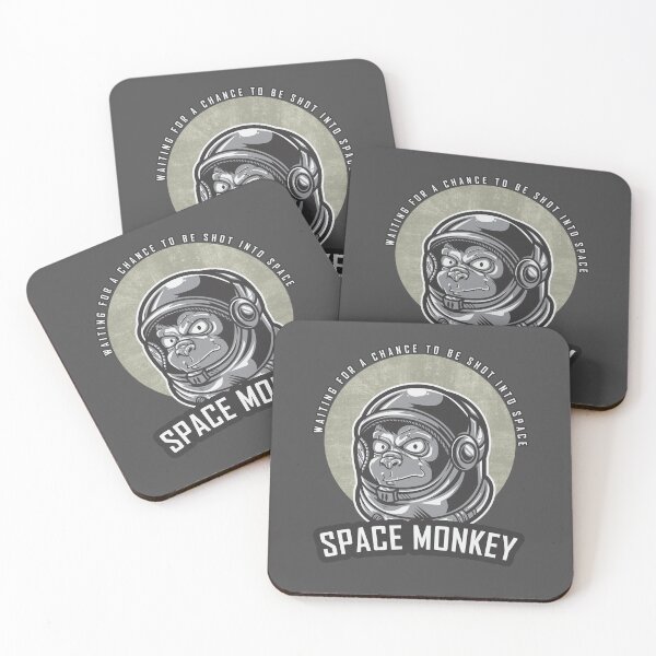 Item preview, Space Monkey - Waiting for a chance to be shot into space designed and sold by Delta12Designs.