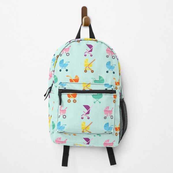 Item preview, Colorful stroller pattern designed and sold by LaBelleMaison.