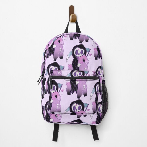 Item preview, Death rides in on a pink lama designed and sold by Jess.a.creates.