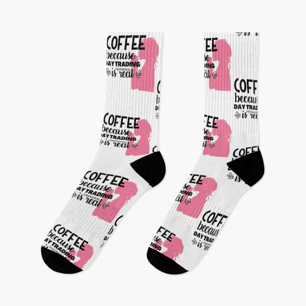 Item preview, Funny Coffee Lover Gift, Day Trader Gift, Day Trading, Female Trader and Investor, Gift for stock market, crypto, forex, options female day trader, Coffee because day trading is real designed and sold by TradingTeesKids.