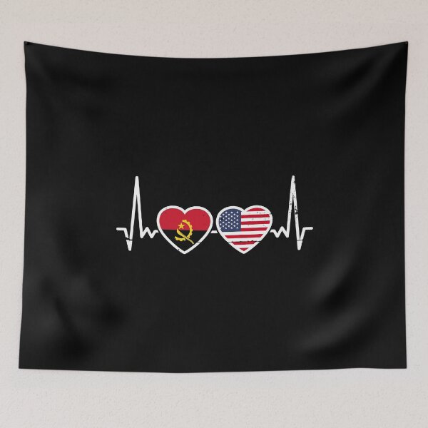 Artikelvorschau, Angola USA Flagge Angolaner Amerikaner entworfen und verkauft von max-it-out.