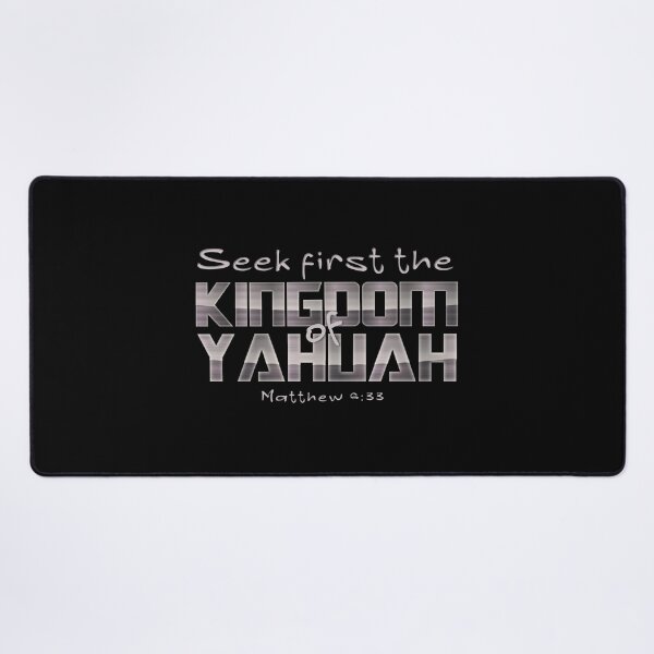 Item preview, Seek First the Kingdom of Yahuah (God) - Christian Hebrew Verse for T-shirt designed and sold by Narrow-Path.