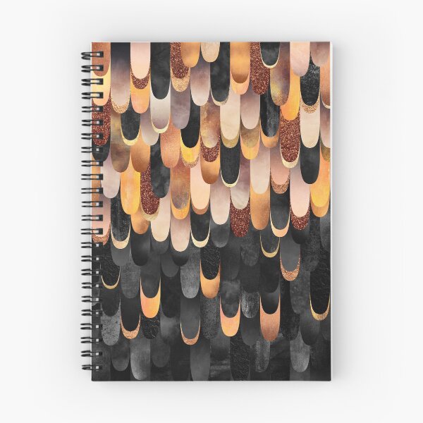 Item preview, Feathered - Copper and black designed and sold by Elisabeth Fredriksson.