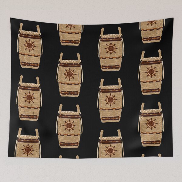 Item preview, Brown black ash basket designed and sold by Niibidoon.