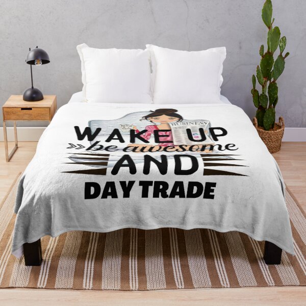 Artikelvorschau, Day-Trading-Geschenk, Day-Trader-Geschenk, Day-Trading, weiblicher Trader und Investor, Geschenk für Börse, Krypto, Forex, Optionen weiblicher Day-Trader, inspirierendes Zitat, weiblicher Trader, Wake up be awesome entworfen und verkauft von TradingTeesKids.