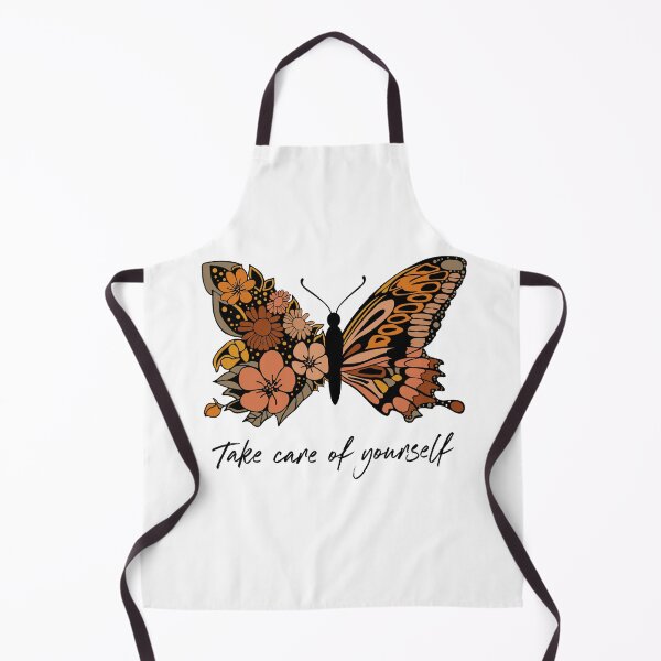 Item preview, VINTAGE AND BUTTERFLIY FLORAL QUOTE " TAKE CARE OF YOURSELF " MENTAL HEALTH AWARENESS ESSENTIAL TSHIRT GIFT FOR WIFE GIFT FOR GIRLFRIEND GIFT FOR MOTHER GIFT FOR SISTER designed and sold by GhostAmine.