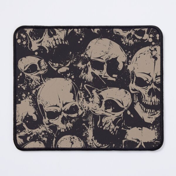 Item preview, Grunge skulls seamless pattern designed and sold by ketkidesign.