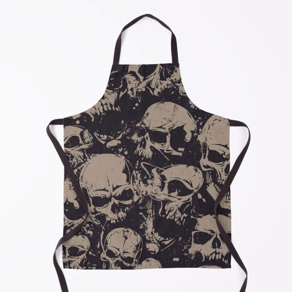 Item preview, Grunge skulls seamless pattern designed and sold by ketkidesign.