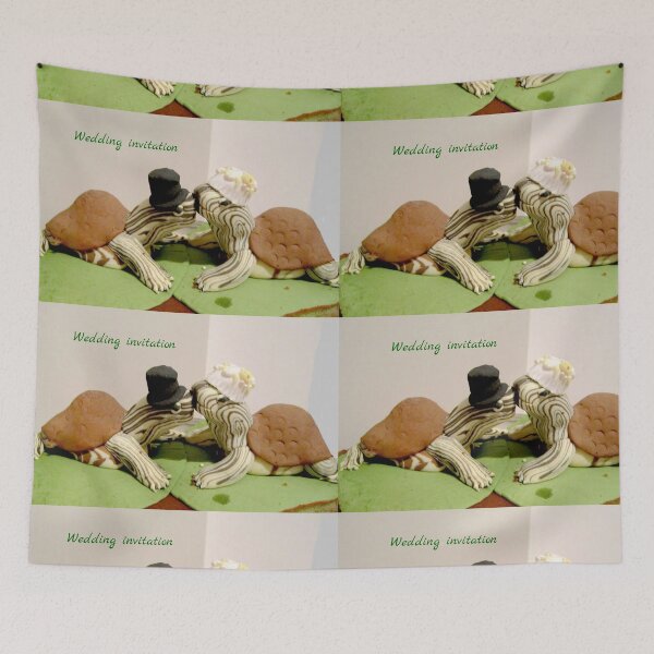 Item preview, Wedding invitation. Turtle quirky wedding invitation  designed and sold by Lovemydesigns.