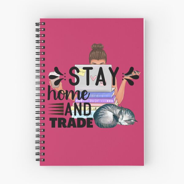 Item preview, Work from Home, Trader Gift, Trading, Female Trader and Investor, Gift for stock market, crypto, forex, options female day trader, Home office, Stay Home and Trade designed and sold by TradingTeesKids.