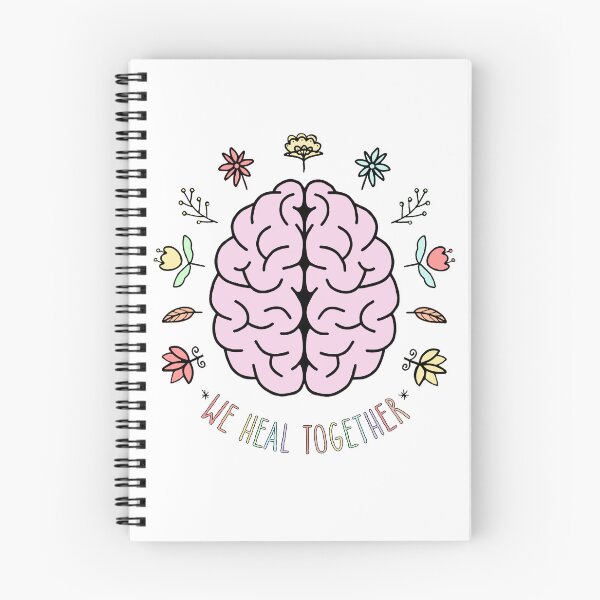 Item preview, VINTAGE AND PEACEFULL FLORAL QUOTE " WE HEAL TOGETHER  " MENTAL HEALTH AWARENESS ESSENTIAL TSHIRT designed and sold by GhostAmine.