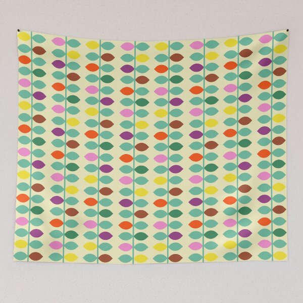 Item preview, Colorful vine pattern designed and sold by LaBelleMaison.