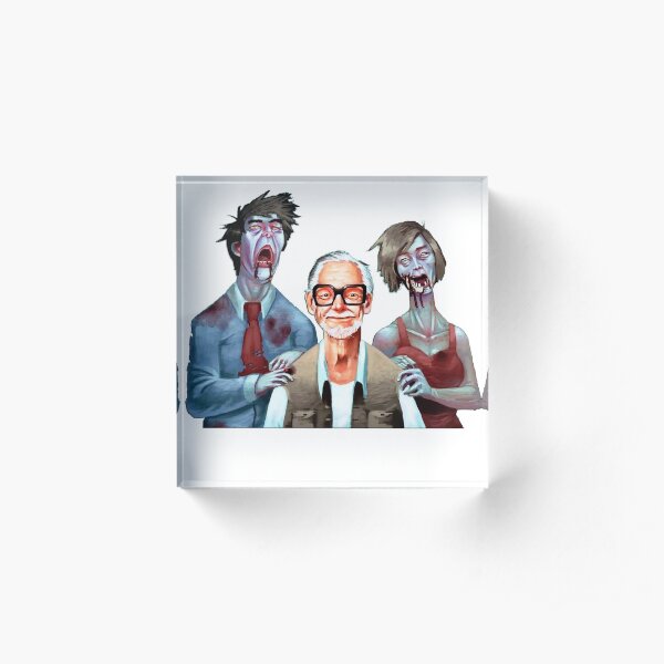 George Romero and zombie company Acrylic Block