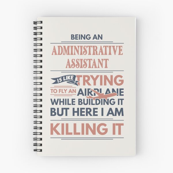 Item preview, Being An Administrative Assistant Is Like Trying To Fly An Airplane While Building It But Here I Am Killing It Funny Gift idea Administrative Assistant designed and sold by Mmmm3344.