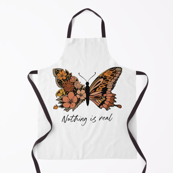 Item preview, VINTAGE AND BUTTERFLIY FLORAL QUOTE " NOTHING IS REAL " MENTAL HEALTH AWARENESS ESSENTIAL TSHIRT GIFT FOR WIFE GIFT FOR GIRLFRIEND GIFT FOR MOTHER GIFT FOR SISTER designed and sold by GhostAmine.
