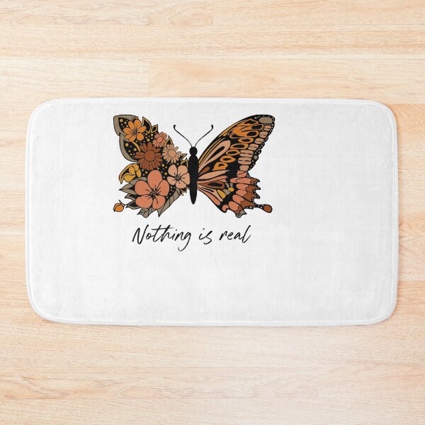Item preview,  VINTAGE AND BUTTERFLIY FLORAL QUOTE " NOTHING IS REAL " MENTAL HEALTH AWARENESS ESSENTIAL TSHIRT GIFT FOR WIFE GIFT FOR GIRLFRIEND GIFT FOR MOTHER GIFT FOR SISTER  designed and sold by GhostAmine.