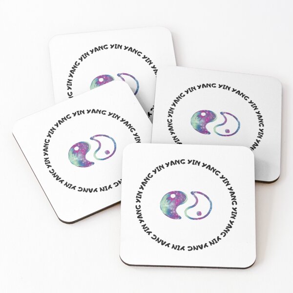 Yin Yang Therapist Coasters (Set of 4)