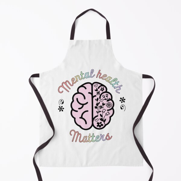 Item preview, VINTAGE AND COLORFUL FLORAL AND BRAIN QUOTE "MENTAL HEALTH MATTERS" MENTAL HEALTH AWARENESS ESSENTIAL TSHIRT designed and sold by GhostAmine.