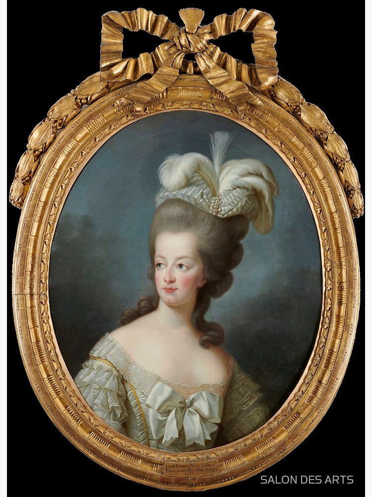 Queen Marie - Antoinette After Madame Vigee - Lebrun P A With Decorative  Ornate Printed Frame. Painting by Gert J Rheeders - Pixels