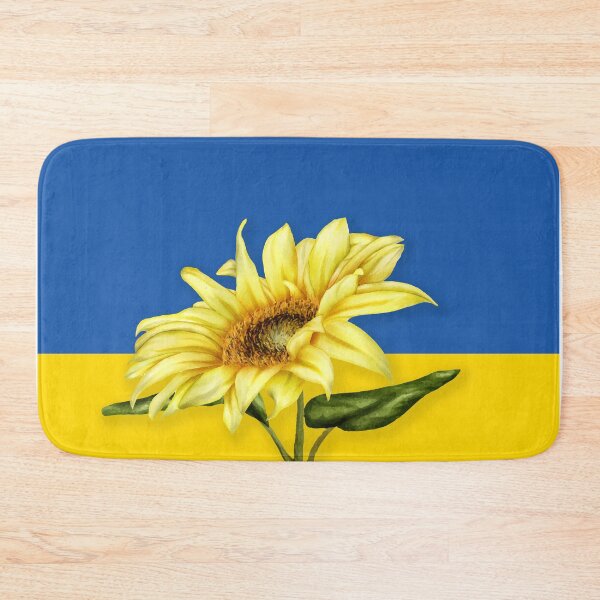 Item preview, Sunflower On The Ukrainian Flag designed and sold by damithez.