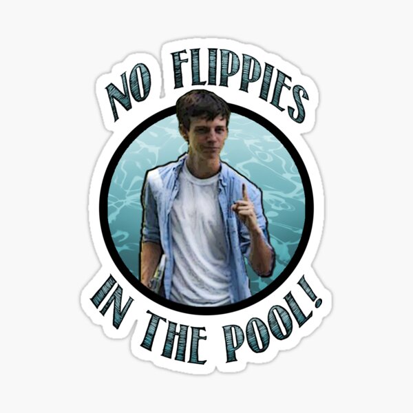 Keine Flippies im Pool! Sticker