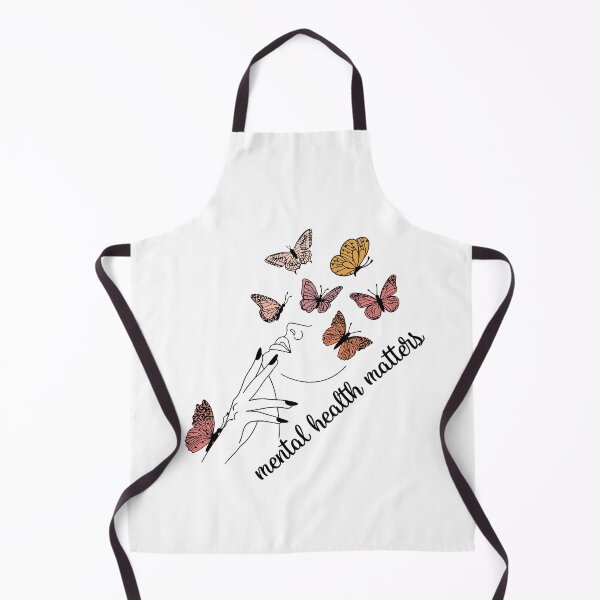 Item preview, MODERN AND CLASSY DESIGN WITH BUTTERFLIES QUOTE " MENTAL HEALTH MATTERS" MENTAL HEALTH AWARENESS ESSENTIAL TSHIRT GIFT FOR GIRLFRIEND GIFT FOR MOTHER GIFT FOR SISTER designed and sold by GhostAmine.