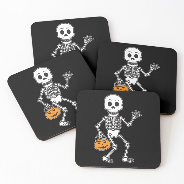 Item preview, Halloween Trick Or Treat Skeleton designed and sold by jaycartoonist.