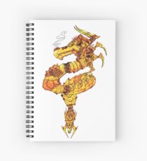 Sun Worn Wyrm Spiral Notebook
