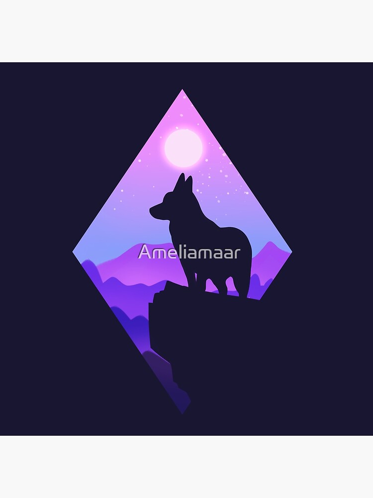 Corgi skirt silhouette by Ameliamaar