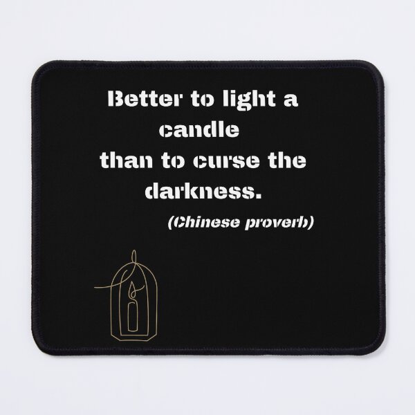 Item preview, Better to light a candle illustration. designed and sold by sarantis.