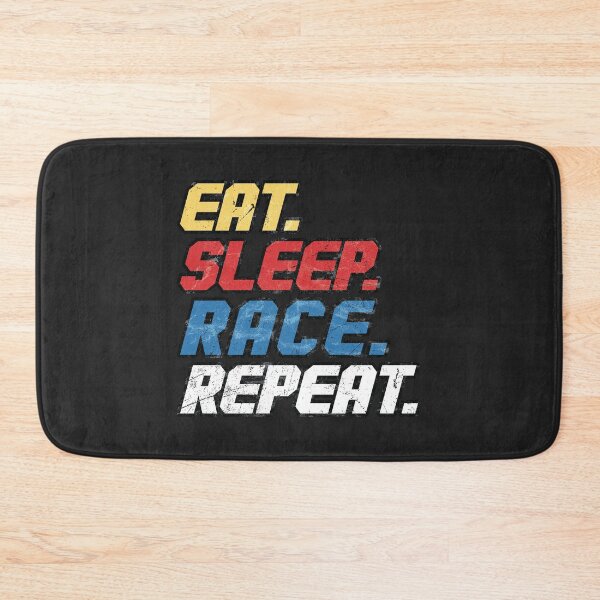 Item preview, Eat Sleep Race Repeat - racing cars designed and sold by Numero14.
