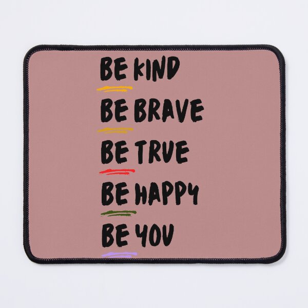 Item preview, Be Kind Be Brave Be True Be Happy Be You Classic T-Shirt: Motivational Be Kind Design, Inspirational shirt, kindness shirt, be a kind human, Positive Vibe Shirt designed and sold by StoreSB.