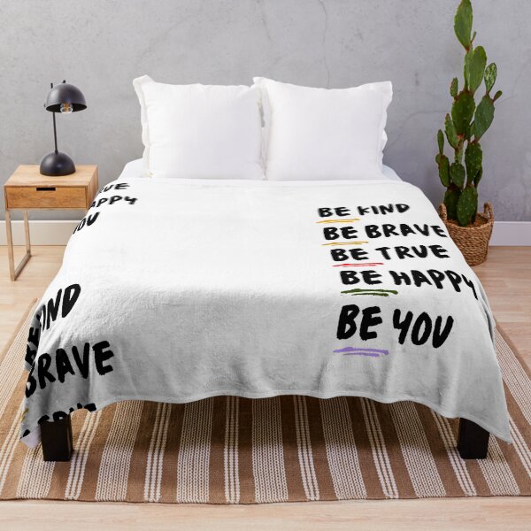 Item preview, Be Kind Be Brave Be True Be Happy Be You Classic T-Shirt: Motivational Be Kind Design, Inspirational shirt, kindness shirt, be a kind human, Positive Vibe Shirt designed and sold by StoreSB.